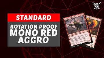 Rotation Proof Mono Red Aggro Core Set 2019 Standard Deck Tech and Gameplay
