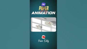 Paper Fly Animation in After Effects | Flying Paper Animation After Effects