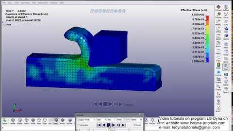 Simulation of cutting using the ALE method in LS-DYNA. Video tutorial (incomplete)