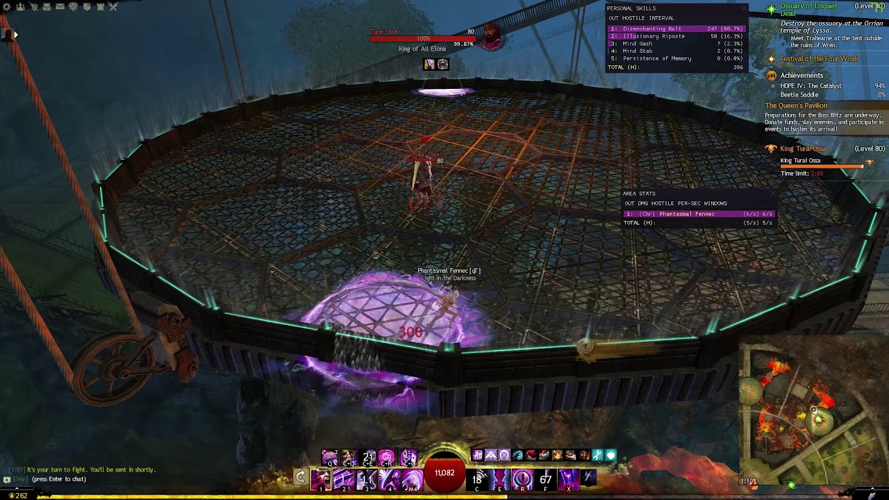 Gw2: [qT] Naked Turai Ossa | 4 Gambits - YouTube