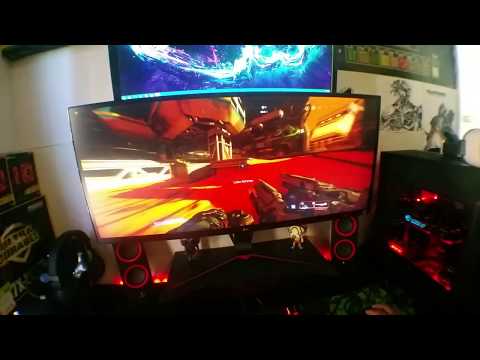 Playing Doom on LG 34UM69G-B 34" UltraWide