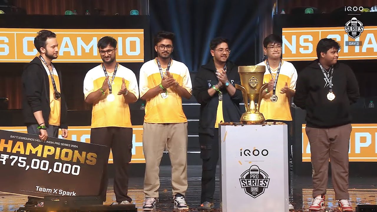 Biggest HISTORY in india TEAM X SPARK🔥CHAMPION 🏆 | iQOO BMPS 2024 ...