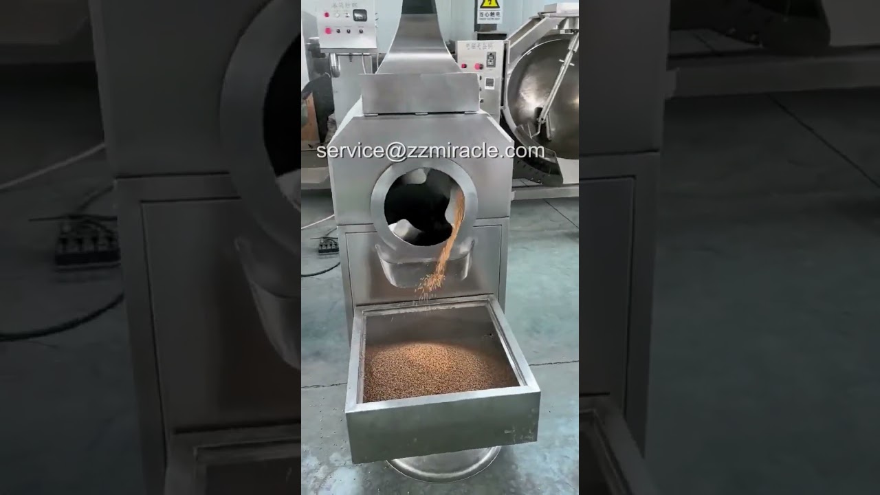 Full automatic Roaster Machine For Peanut Sesame Walnut Hazelnut Cocoa Nuts!
