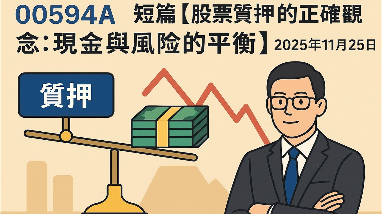 00594A 短篇【股票質押的正確觀念：現金與風險的平衡】2025年11月25日