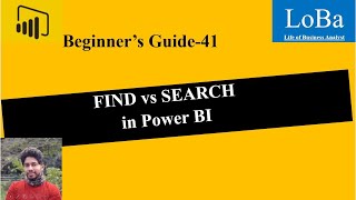 Famous Power BI FIND vs SEARCH function | find text in pbi | text search in pbi | find in pbi | search pbi Profile