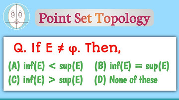 Point Set Topology | Real Analysis | Question | Solution