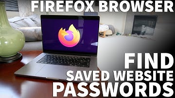 How to View Saved Website Passwords on Firefox Mac and MacBook