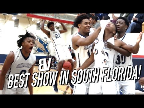 BEST HOOP SHOW In South Florida!? Scottie Barnes & Vernon Carey GO CRAZY w/ Dunks vs Westminister