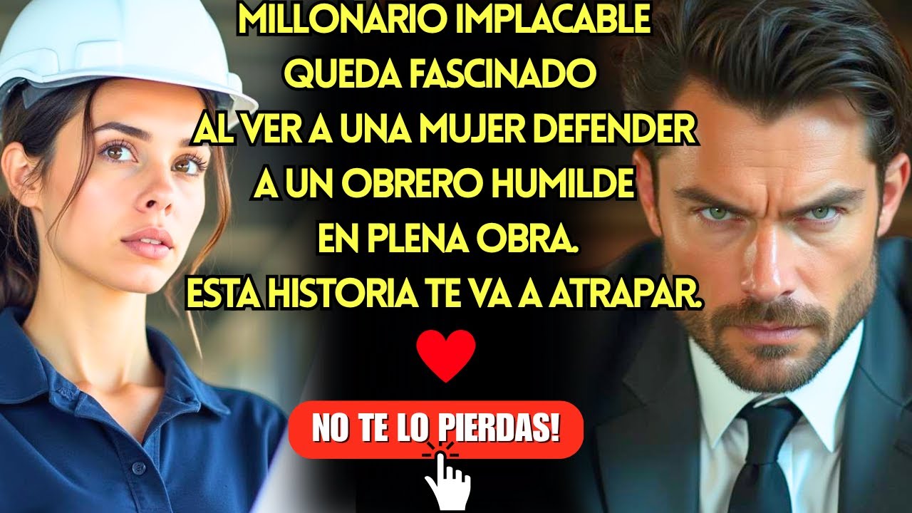💖DEFENDIÓ A UN OBRERO ANTE ÉL… SIN SABER QUE ERA EL MILLONARIO MÁS FRÍO Y DESPIADADO.