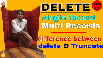 Delete Command in Oracle - SQL with Example