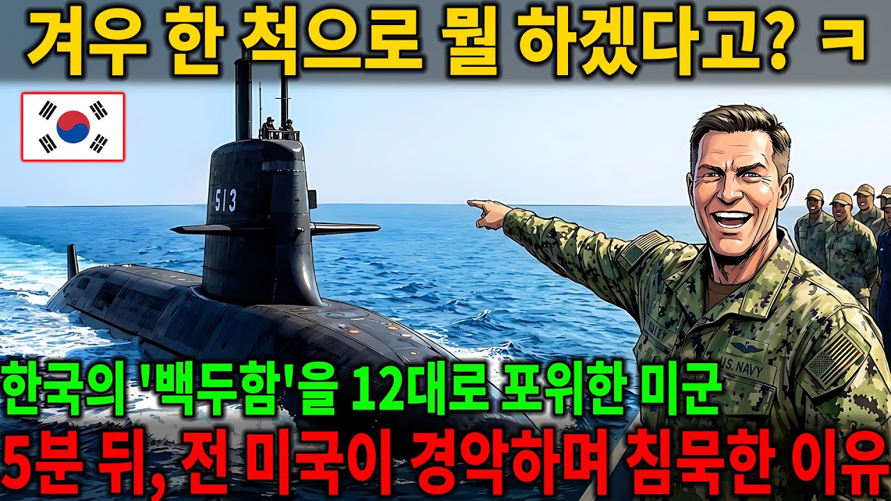 '장난감'이라 무시당한 한국 잠수함, 미 원자력 잠수함을 압도하다? 리튬이온 배터리가 바꾼 심해의 상식과 한국 기술자들의 집념【해외 반응】