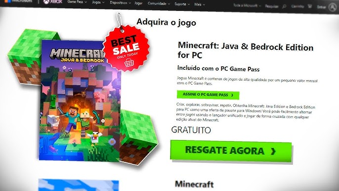 Obter Minecraft for Windows - Microsoft Store pt-ST