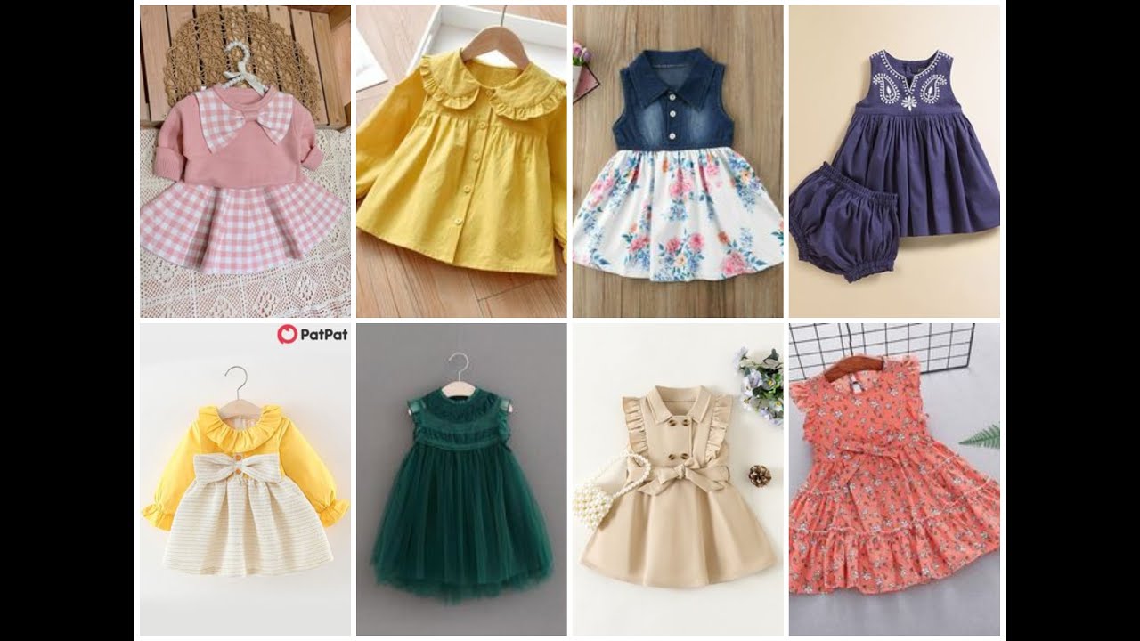 bachon k casual wear dress design\kid dress design 2022\2022 frock k design\baby dress YouTube