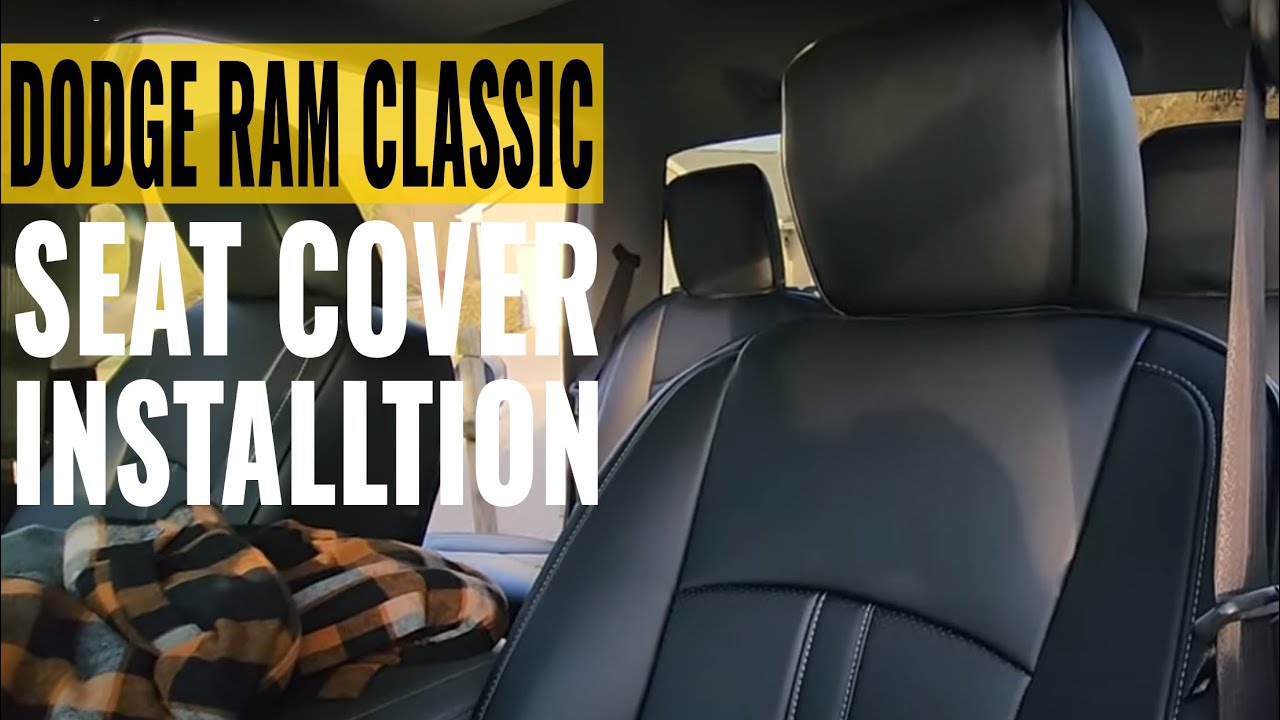 Kustom Interior™ 2009+ Ram 1500 2500 Classic Seat Cover Installation  @FrostbiteRam #Carinterior