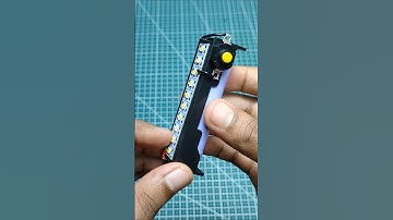 DIY Mini Emergency Flashlight with Lithium Battery!🔋💡 #DIYFlashlight #LithiumBattery #EmergencyLight
