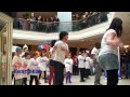 Heartbeat Charity Flashmob in Preston's St George's Shopping Centre