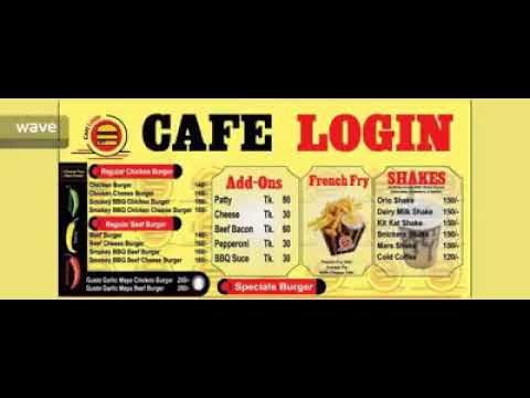 Best Burger in Restaurant Cafe Login