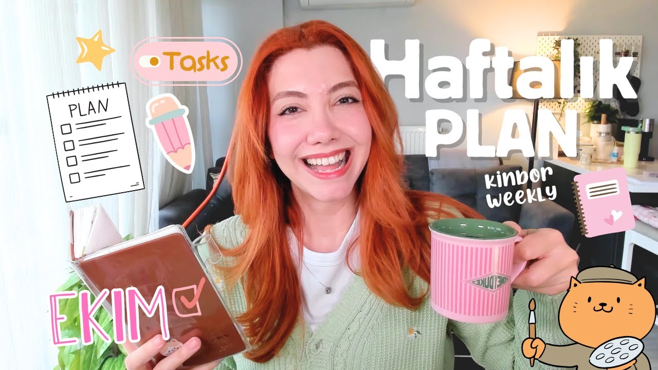 Ekim Ayı Haftalık Planlama | Bol Sohbetli 🧸 📔