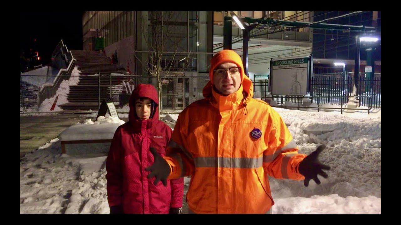 Tommy Vitolo explains the process to improve MBTA Brookline Hills