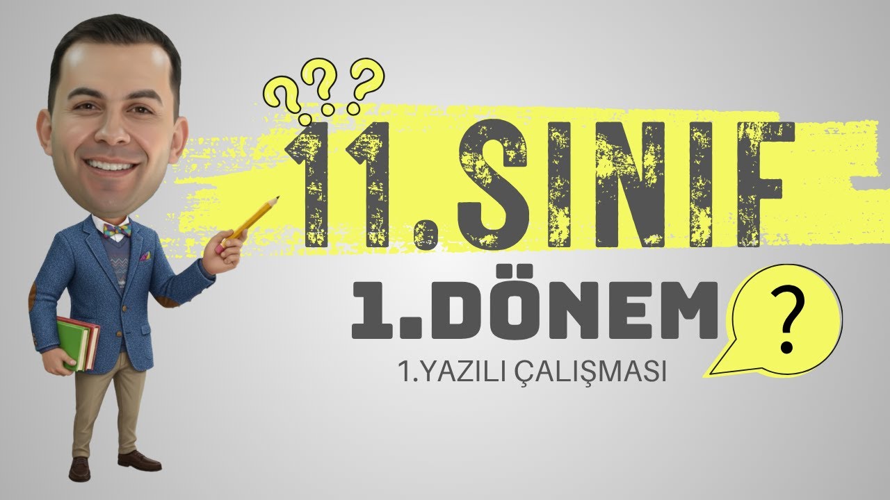 11. SINIF | 1. Dönem - 1. Yazılı | Aker Kartal - Türk Dili ve Edebiyatı