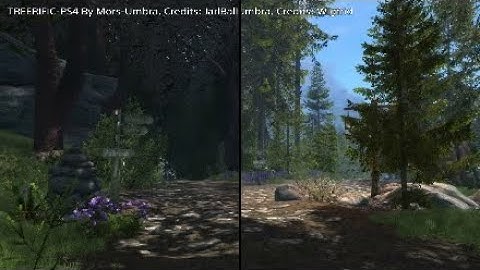 Skyrim Mod PS4: Tree Mods Comparison Tests