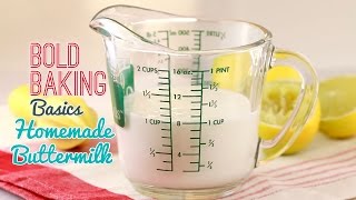 How to Make Homemade Buttermilk (Substitute) - Gemma's Bold Baking Basics Ep 8