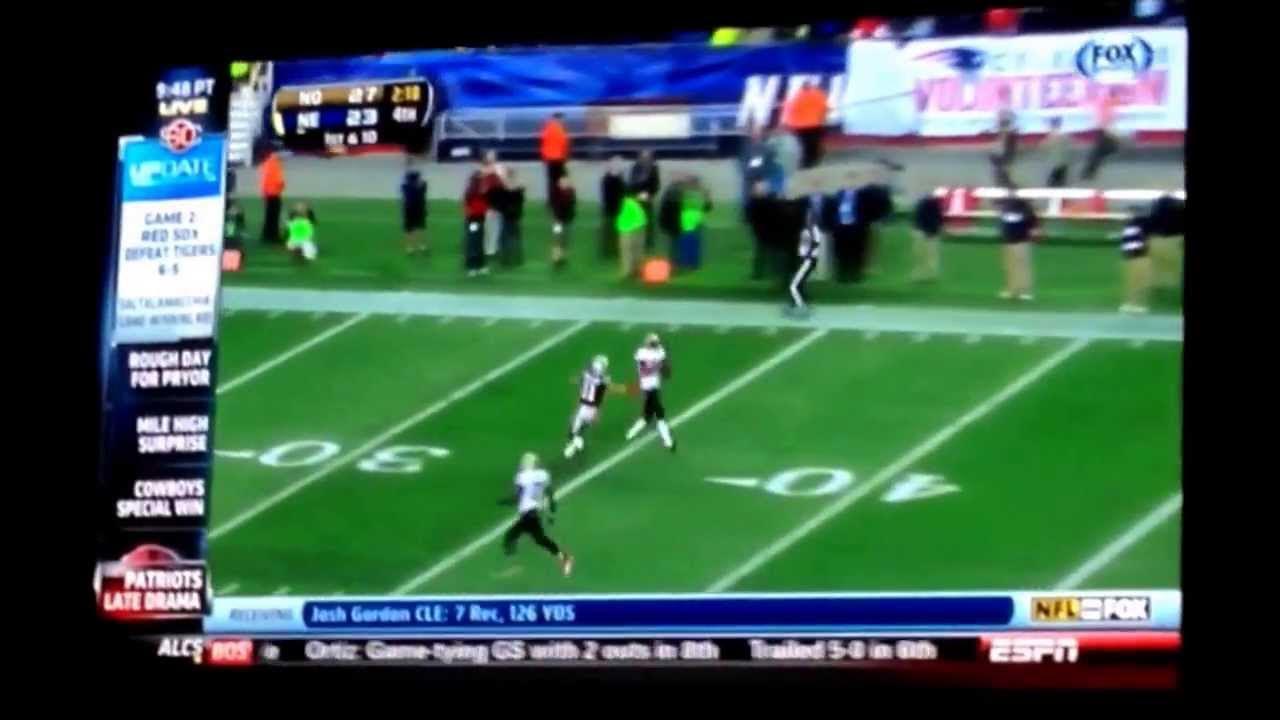 Tom Brady gamewinning touchdown drive vs New Orleans Saints Oct 13