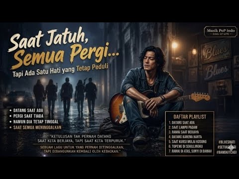 SAAT AKU JATUH SEMUA PERGI  HEBAT GAK TUH !!!  BLUS ROCK INDONESIA