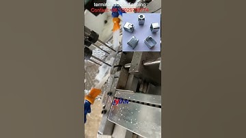 automatic terminal tapping machine，wiring terminal manufacturing machinery#terminal