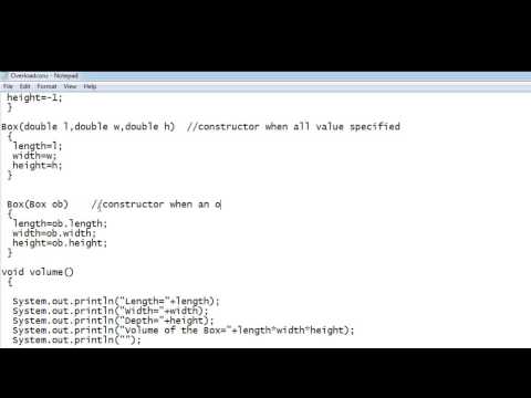 How to implement constructor overloading in java