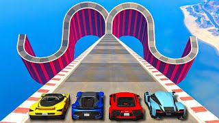 GTA V Online: CORRIDA dentro da RAMPA DO BIGODE! (BIZARRO)