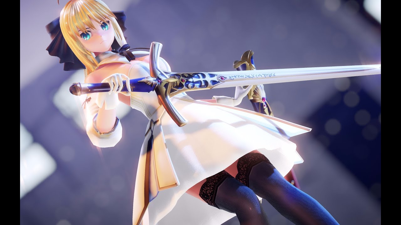 【Fate／Grand Order MMD/4K/60FPS】Artoria Pendragon Lily【おねがいダーリン】