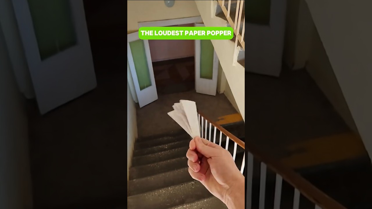How To Make The Loudest Paper Popper Ever!