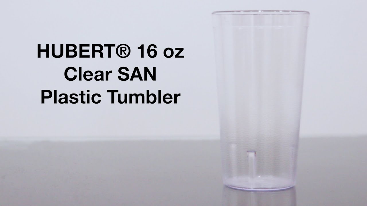 TUMBLER, LOUIS, 16OZ, CLEAR, STACKING, DISHWASHER SAFE, NSF