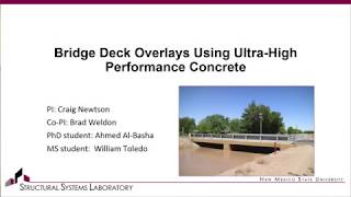 Conference Presentation: Bridge Deck Overlays using Ultra-High Performance Concrete