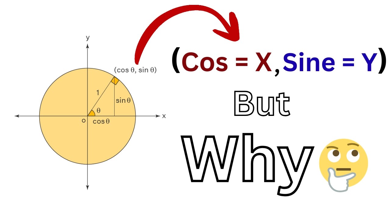 Why sinθ = Y and cosθ = X | Unit Circle Explained Clearly