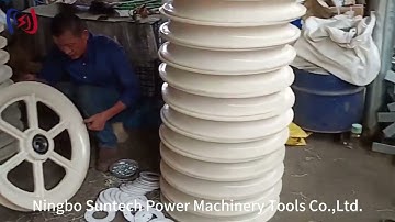 660X100mm Nylon Wheels Bundled Overhead Conductor Stringing Block For Transmission Line