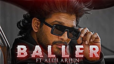 ALLU ARJUN - BALLER EDIT | Allu Arjun edit | Baller edit | efx edit