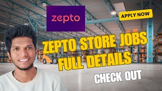Zepto Stores Jobs in Hyderabad || Full Details explained in Telugu| Jobs in Zepto Hyderabad #gdpjobs