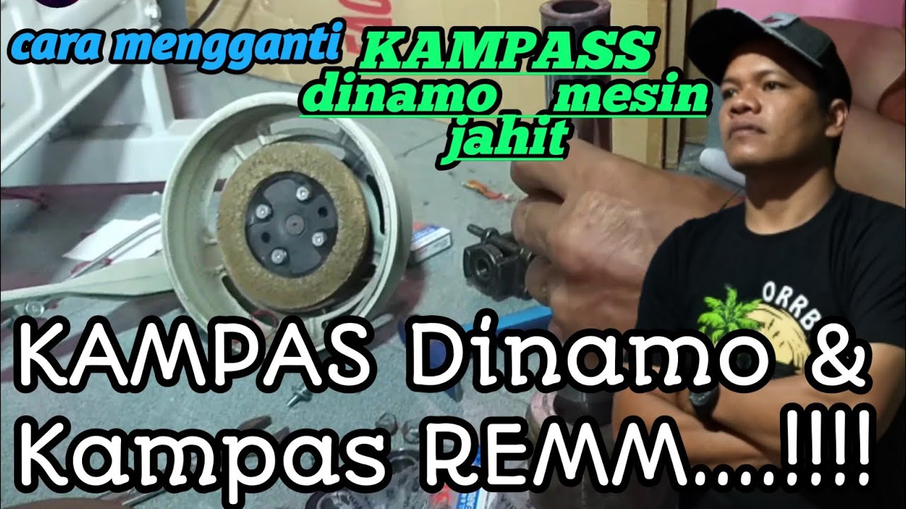 Cara ganti kampas dinamo mesin jahit ~ servis dinamo mesin jahit