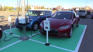 Ikea unveils its new free electric vehicle charging points.
