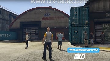 Fivem Ammunation Store MLO | Interior & map for Roleplay | Tebex mlo