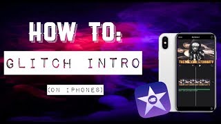 HOW TO CREATE A GLITCH INTRO ON IPHONE 📲