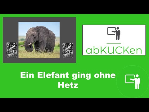 Ein Elefant ging ohne Hetz - Bewegungspause - Grundschule