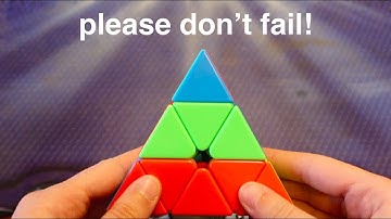 POV: I Get A Super Easy Pyraminx Scramble