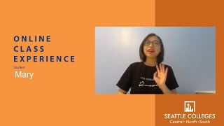 Mary Shares Her Experience Taking Online Classes at South Seattle College