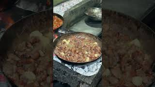 Oily Beef Karahi Making Process Dua Restaurant Swat #shortsviral #streetfood