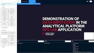 Demonstration of data imputation in the  Analytical Platform DPS Lab
