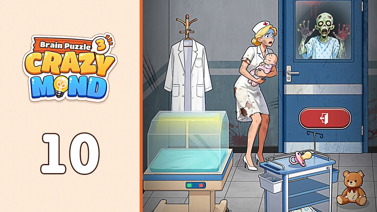 Головоломка 3: Безумный разум. Уровень 10. Ходьба зомби | Все головоломки решены! 🎯