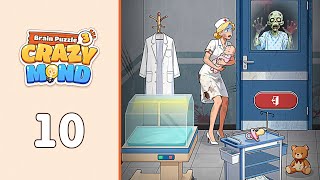 Brain Puzzle 3: Crazy Mind Level 10 Zombie Walk | Every Puzzle Solved! 🎯